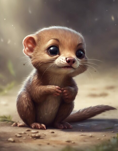 Little weasel ai generate image