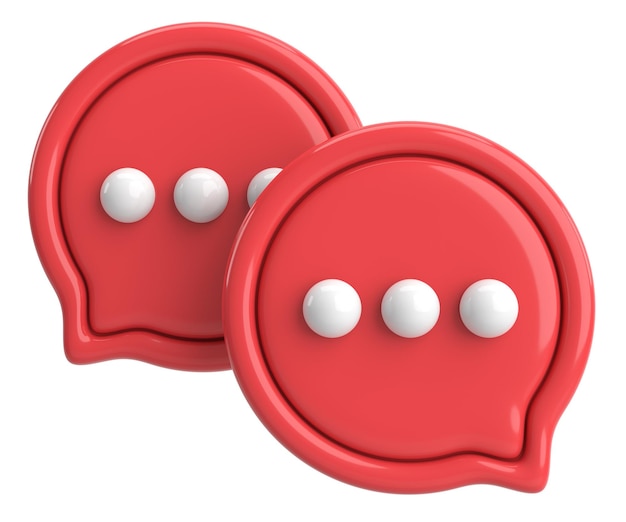 Live chat icon Chat icon 3D illustration