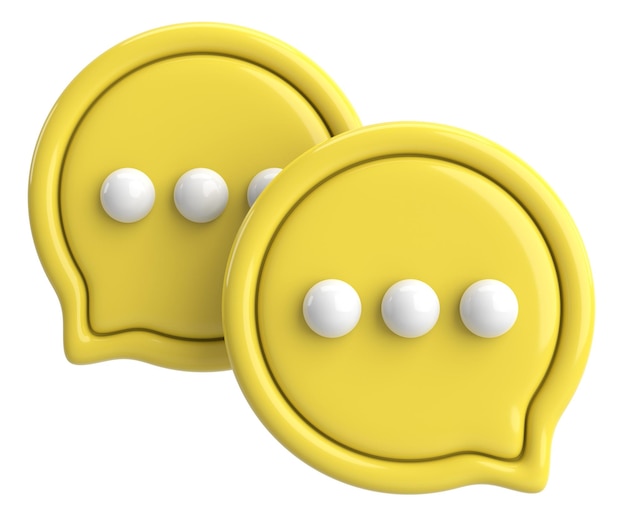 Live chat icon Chat icon 3D illustration