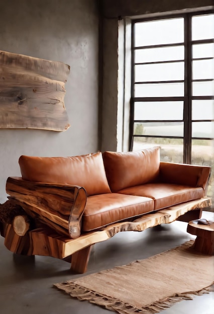 Live Edge Wooden Sofas Are The Perfect Furniture Piece For a Rustic Design