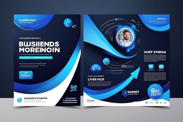 Live streaming post for business marketing social media post banner
