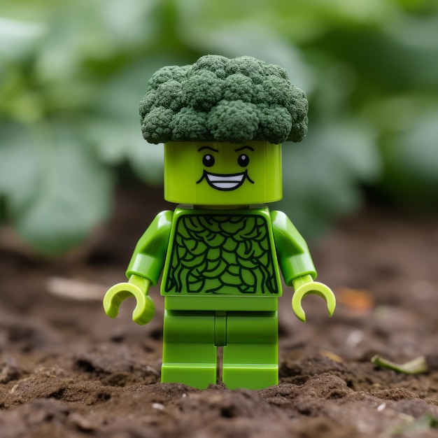 Lively Nature Scenes With Lego Broccoli Human And Mangainspired Characters