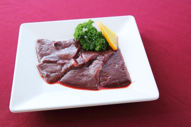 Photo liver beef