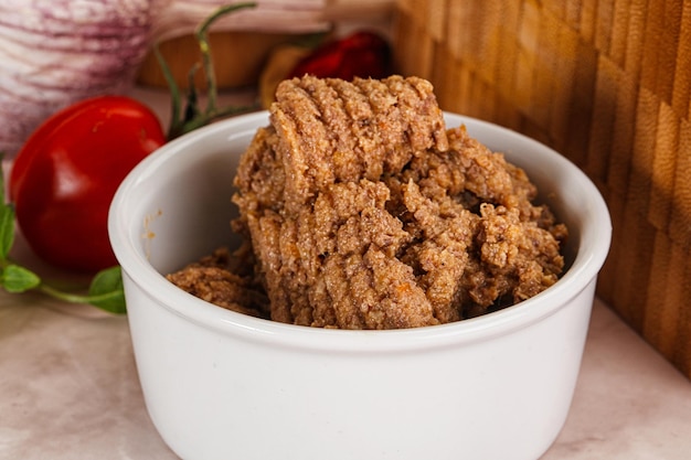 Liver Pate spread in the bowl