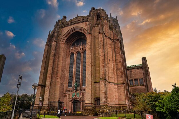 Liverpool, Engeland. 30 september 2021. Kathedraalkerk van Christus of Kathedraalkerk van de verrezen Christus op St James Mount