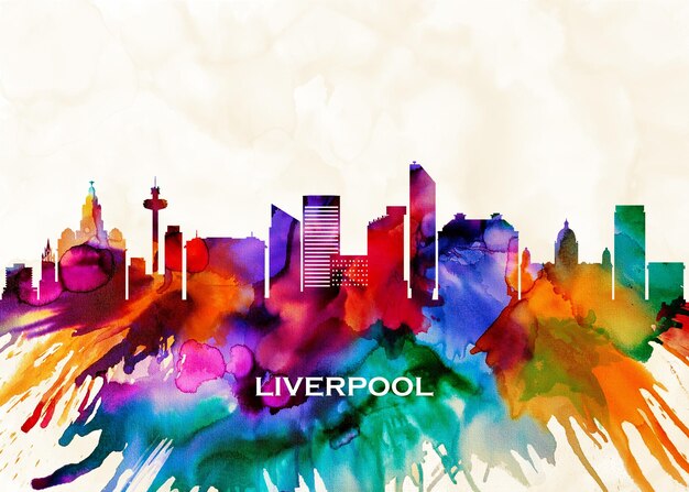 Premium Photo | Liverpool skyline