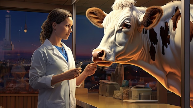 Photo livestock cow vet