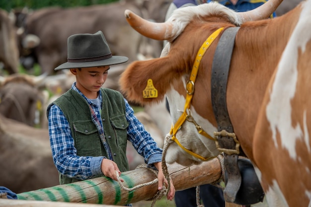 Livestock Fair de grootste veeshow in de Bergamo-valleien