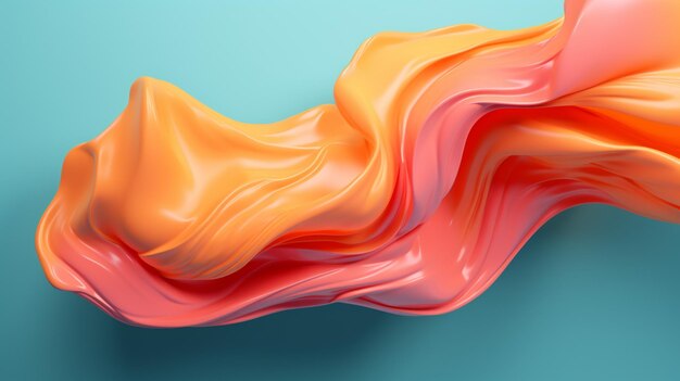 living aqua coral buttercream yellow liquid plasma background