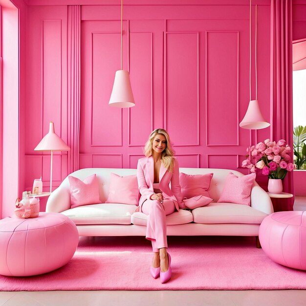 Photo living the pink life