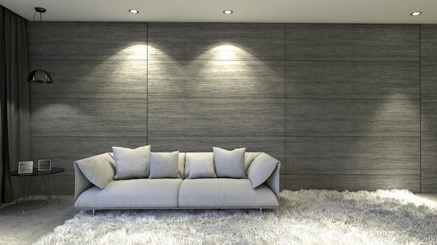 Living Room Interior Background