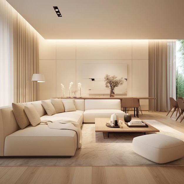 Living Room Interior Design Modern Theme