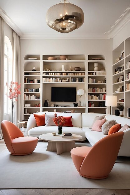 a living room with a couch coffee table and a tv