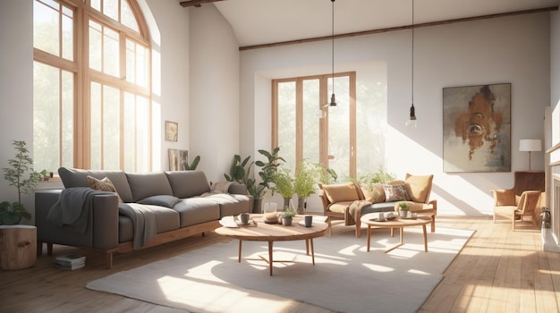 A living room with a couch coffee table and a window