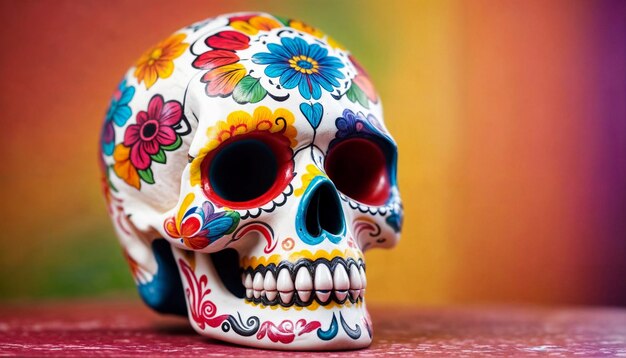 Photo living skull portrait