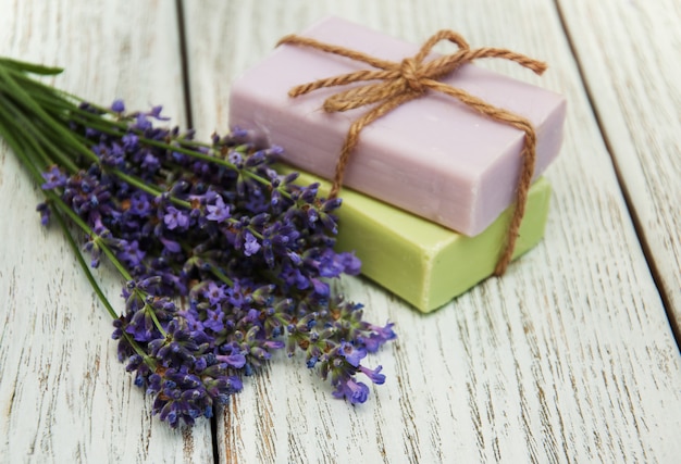 LLavender with soap