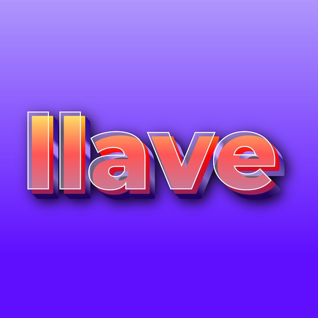 Llavetext effect jpg gradient purple background card photo