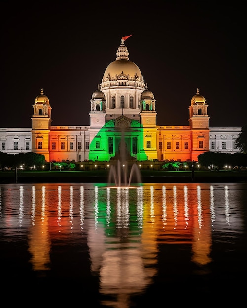 Photo llustration of victoria memorial from kolkata