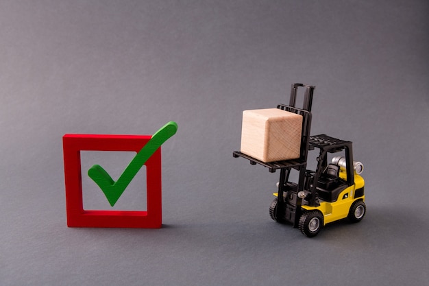 loader delivering bringing cube supply export checkbox yes answer