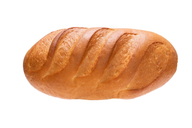 Loaf of bread isolated on a white background