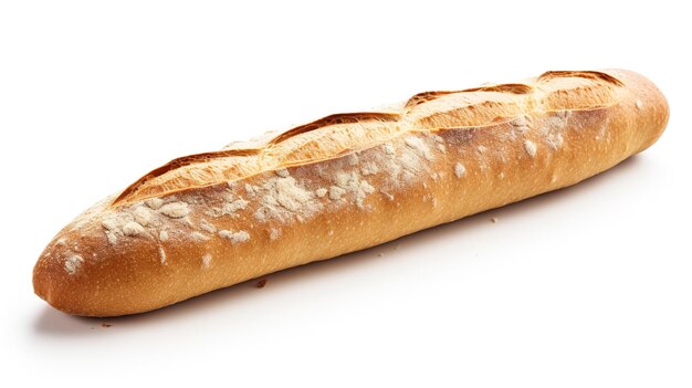 a loaf of bread with a white background