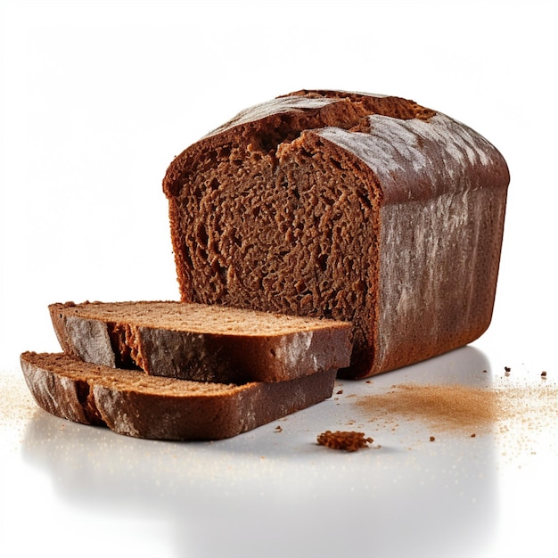 초콜릿이라는 단어가 적힌 빵 한 덩어리