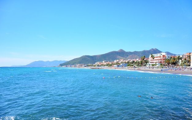 Loano stad ligurië Italië Middellandse Zee kust