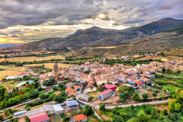 Loarre stad in aragon, spanje