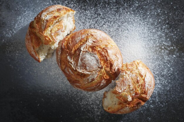 Loaves of small bread