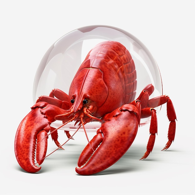 Lobster Isolated on Transparent Background