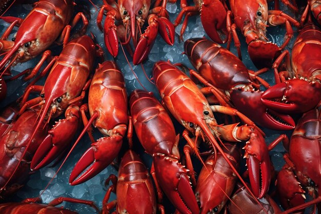 Lobsters as texture