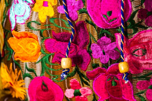 Local craft at souvenir market in Cancun, Mexico.