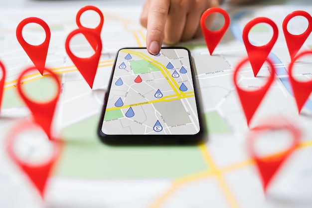 local map pin marker search
