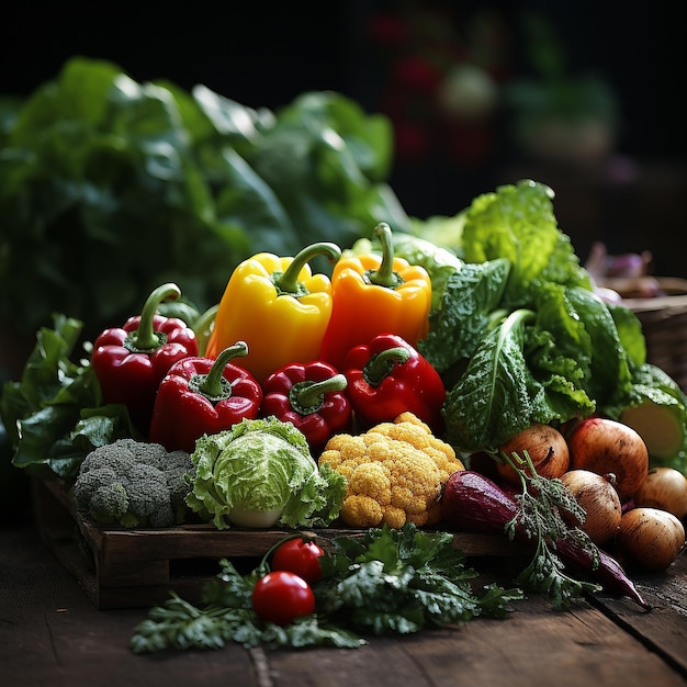 Local market fresh vegetable