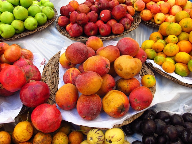 Local market in Pisco city Peru