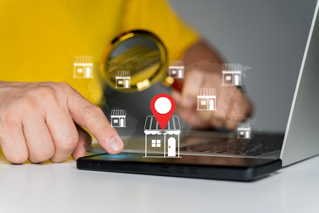 Local marketplace ecommerce concept local seo strategy local search optimization