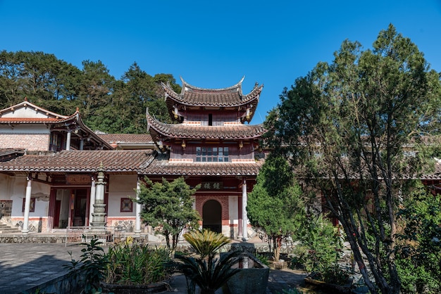 Местная структура китайских традиционных буддийских храмов