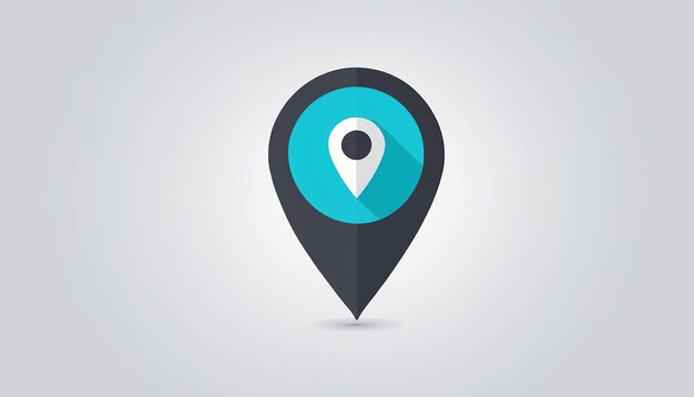 Location Button A Modern Icon Vector Illustration