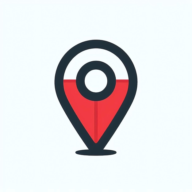 Икона значка местоположения Карта прикрепляет маркер местоположение Икона местоположения Икона маркера указателя карты устанавливает местоположение GPS
