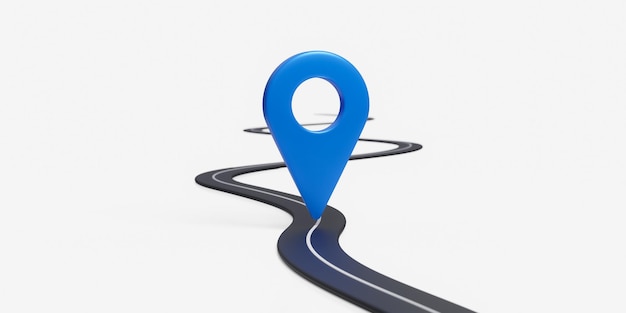 Photo location pin or navigation icon sign and locator mark of map travel gps direction pointer