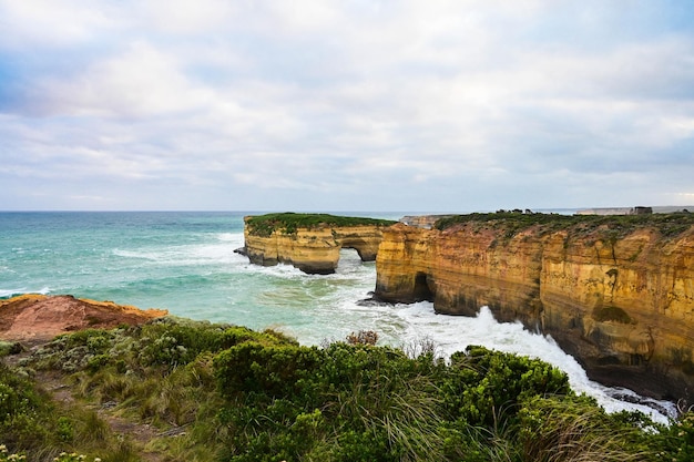 Foto loch ard gorge in melbourne vic australië