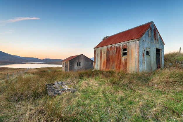 Loch Seaforth on the Isle of Lewis in Scotland