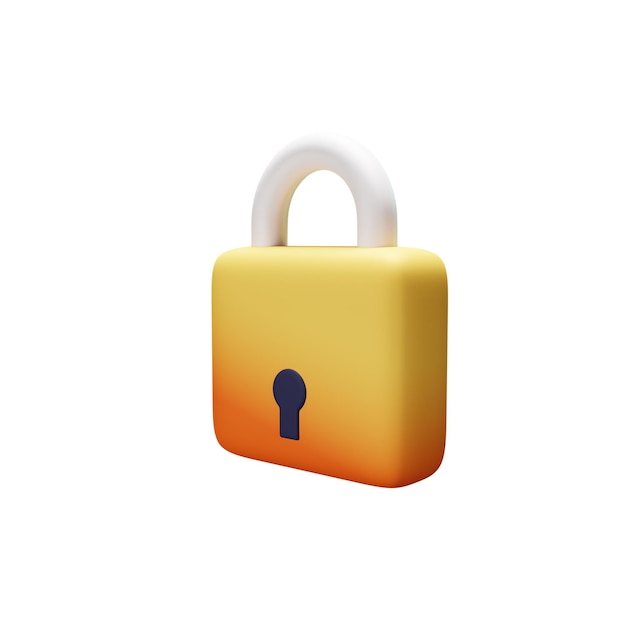 Lock 3D Icon