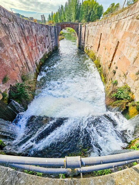 Lock number 1 of the Canal de Castilla Palencia province