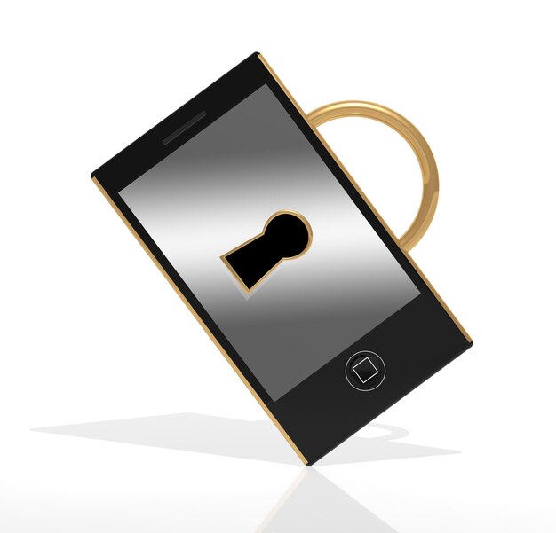 locked mobile phone