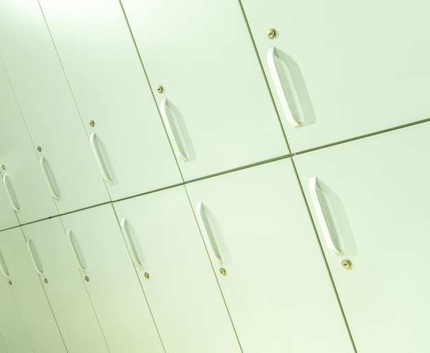 The locker room in the sports complex