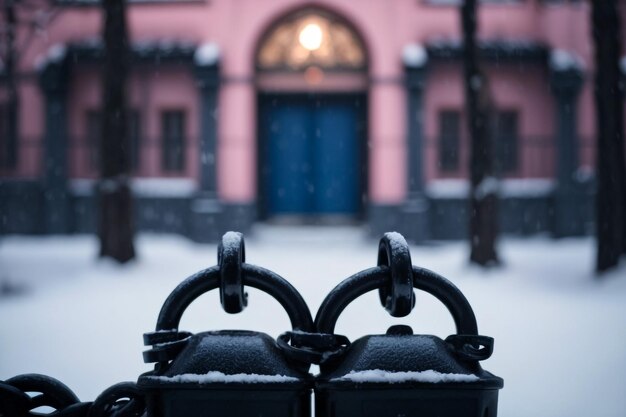 Photo locks on a chain