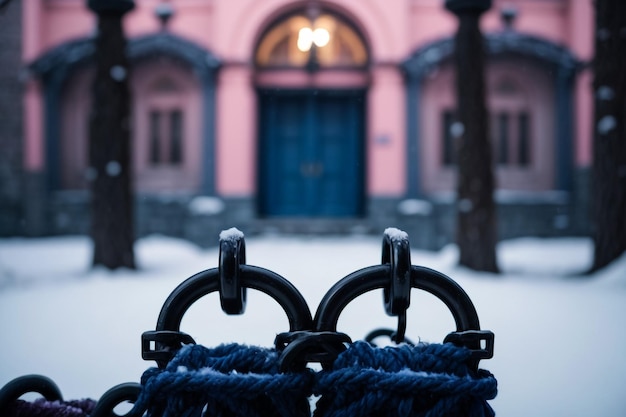 Photo locks on a chain