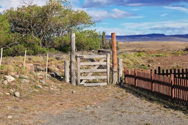 Foto il lodge in patagonia, in argentina