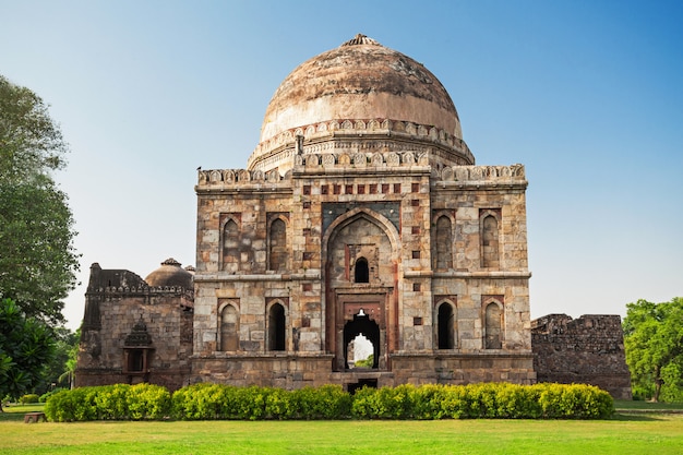 Giardini di lodi nel paesaggio di nuova delhi